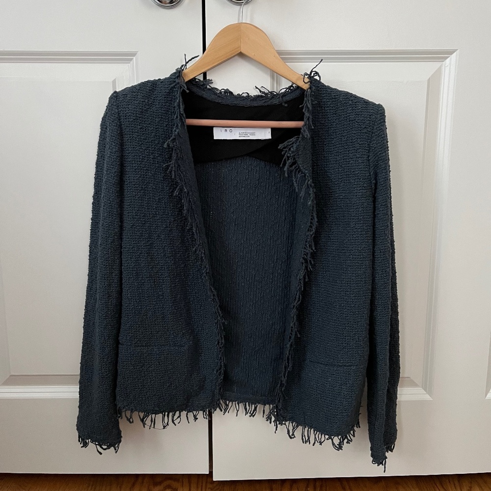 IRO Shavani Jacket - Slate Blue